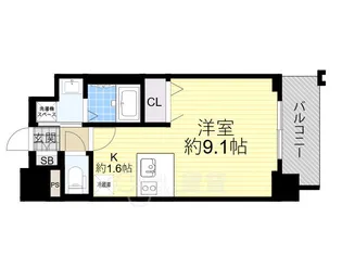 プレサンス新大阪クレスタ【6階】の間取り