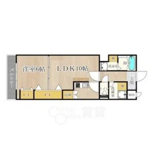 大阪府大阪市淀川区新高4丁目【マンション】の間取り