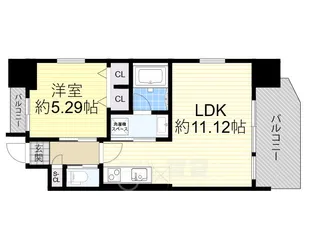 大阪府吹田市片山町1丁目【マンション】の間取り