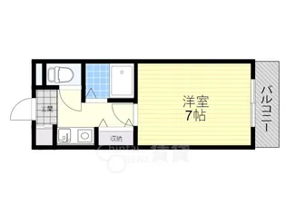 シャトレ豊津1【3階】の間取り