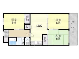 アネックス穂積台【3階】の間取り