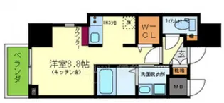ONLYONE川西藤ノ木【8階】の間取り