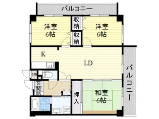 アビタシオン橋本1【2階】の間取り