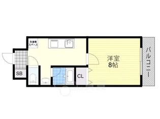 大阪府大阪市淀川区塚本3丁目【マンション】の間取り