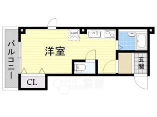 大阪府茨木市玉櫛2丁目【マンション】の間取り
