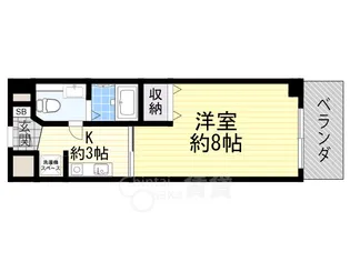 大阪府茨木市天王2丁目【マンション】の間取り