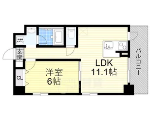 La Douceur南茨木【3階】の間取り