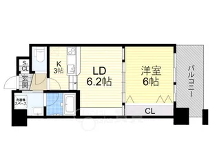 NORTH VILLAGE壱番館【3階】の間取り