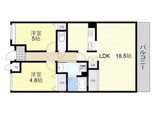 ピーチヒル加茂【3階】の間取り