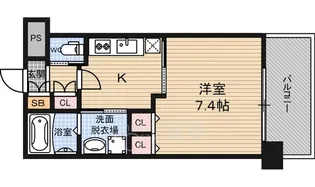 大阪府大阪市淀川区宮原1丁目【マンション】の間取り