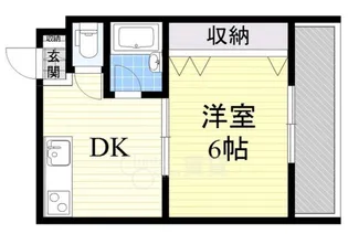 大阪府茨木市園田町【マンション】の間取り