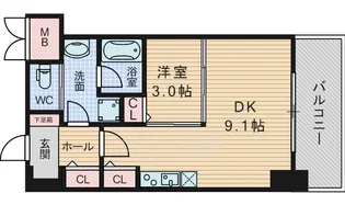 小西マンション【5階】の間取り
