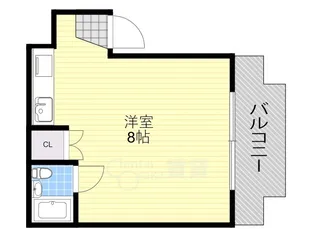 トレンディ新大阪【4階】の間取り