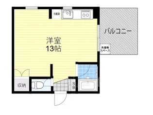 ヤングアート桜塚【3階】の間取り