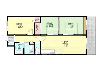 大阪府大阪市東淀川区豊里7丁目【マンション】の間取り