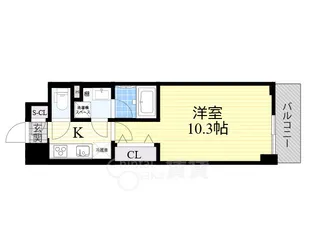 CALME高浜【5階】の間取り