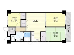 ドミールコート【1階】の間取り