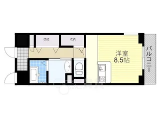 ビスタ江坂東【5階】の間取り