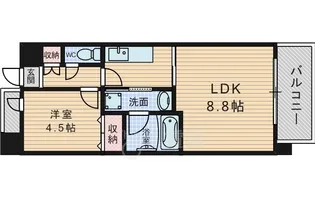 大阪府吹田市芳野町【マンション】の間取り