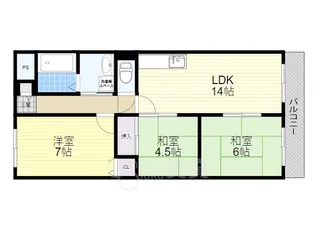 アルウェットグランドステージ【4階】の間取り