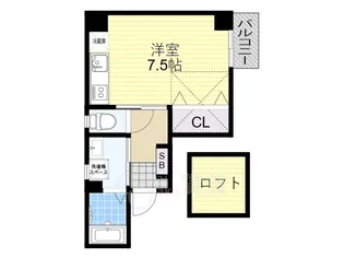 Zone1/f PART5【4階】の間取り