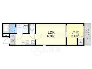 Act塚本5丁目【3階】の間取り