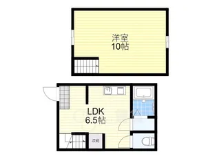 西野文化【1階】の間取り