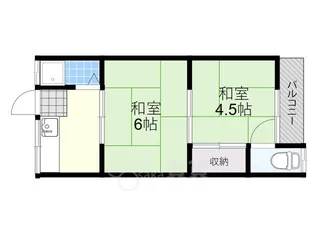 グリーンハイツ【2階】の間取り