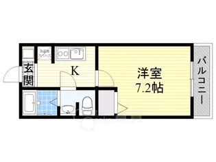 エスポアールA棟【2階】の間取り