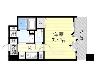 アーバンウェル茨木【2階】の間取り