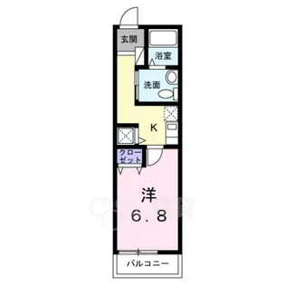 F’grace 豊中南【1階】の間取り