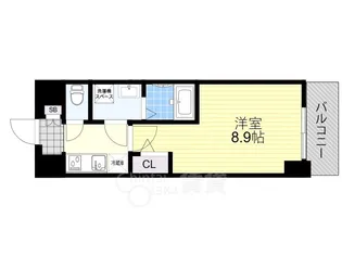大阪府大阪市東淀川区小松1丁目【マンション】の間取り