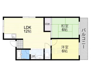 ラックハイツ【3階】の間取り