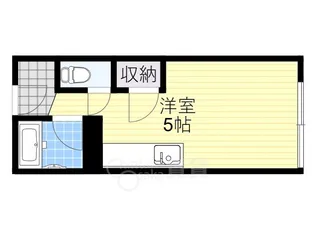 スカイコーポ【1階】の間取り