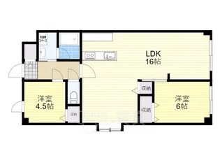 クレール千里中央【405号室】の間取り