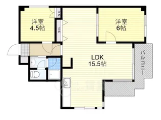 クレール千里中央【301号室】の間取り