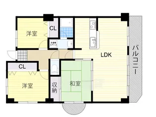 メゾンプルミエール【3階】の間取り