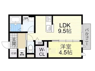 ジョイフルキューブ【1階】の間取り