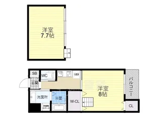 GRAND FORCE【6階】の間取り