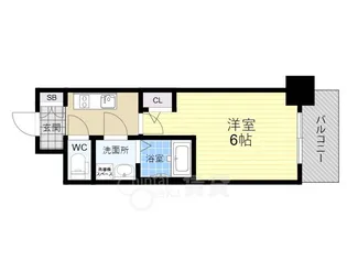 エスリード福島レジデンス【12階】の間取り