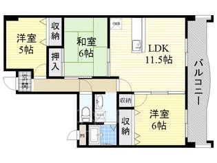 ヴェルドミール桃山台【4階】の間取り