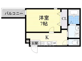 大阪府吹田市垂水町1丁目【アパート】の間取り