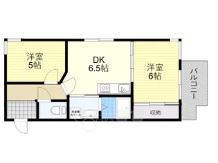 大阪府大阪市淀川区十三東1丁目【マンション】の間取り