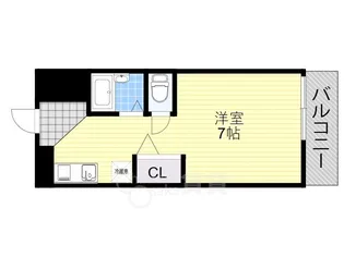 ルミエール箕面3【1階】の間取り