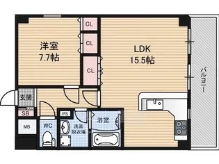 Grande Fiore【6階】の間取り