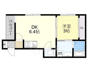 シャトーT2【2階】の間取り