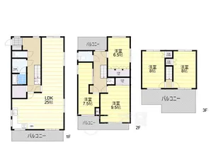 ハイツエルソール【1階】の間取り