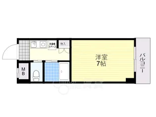 アネックス川西【4階】の間取り