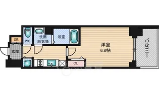 グランカリテ塚本【6階】の間取り