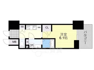 ファーストフィオーレ吹田レガーメ【8階】の間取り